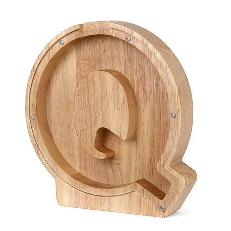 Trä Bokstavsbokstäver Initial Spargris Personlig Inredning Carvallo