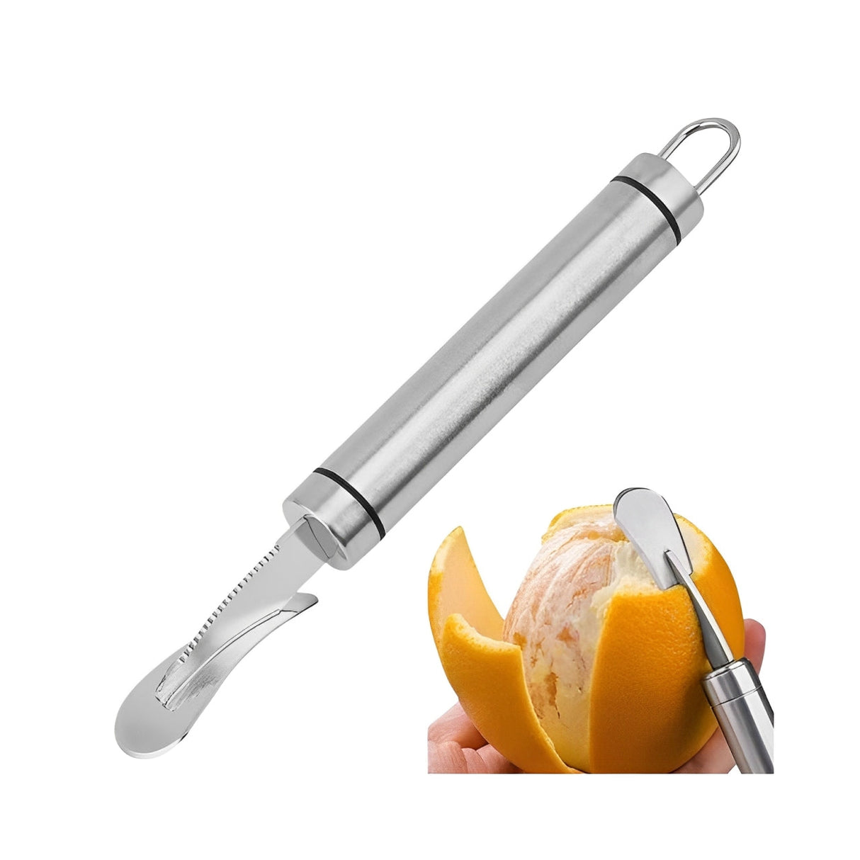 Royaleva Orange Peeler med ergonomiskt handtag och blad Carvallo