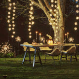 Utomhus solenergi fairy lights med LED stjärnexplosioner Carvallo