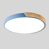 CircaLume Trä Taklampa – Rund Nordisk LED Plafond i Massivt Trä Hemnix