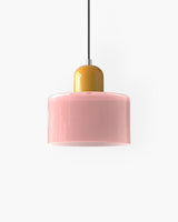 Formiva Pendel Lampa | Retro Modern Glas Skärm | Ambient E26 Belysning | Hårdkopplad Takarmatur Carvallo