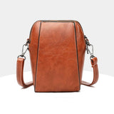 Vintage Crossbody Läderväska för Kvinnor - Justerbar Axelrem, Kompakt Design och Elegant Stil-Handväska-BB-Hemnix
