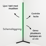 GlowLine – Elegant vertikal hörnlampa Carvallo