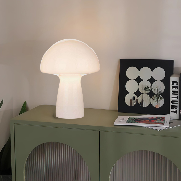Carvallo – Charmig Bordslampa med Vintage Svampdesign Carvallo