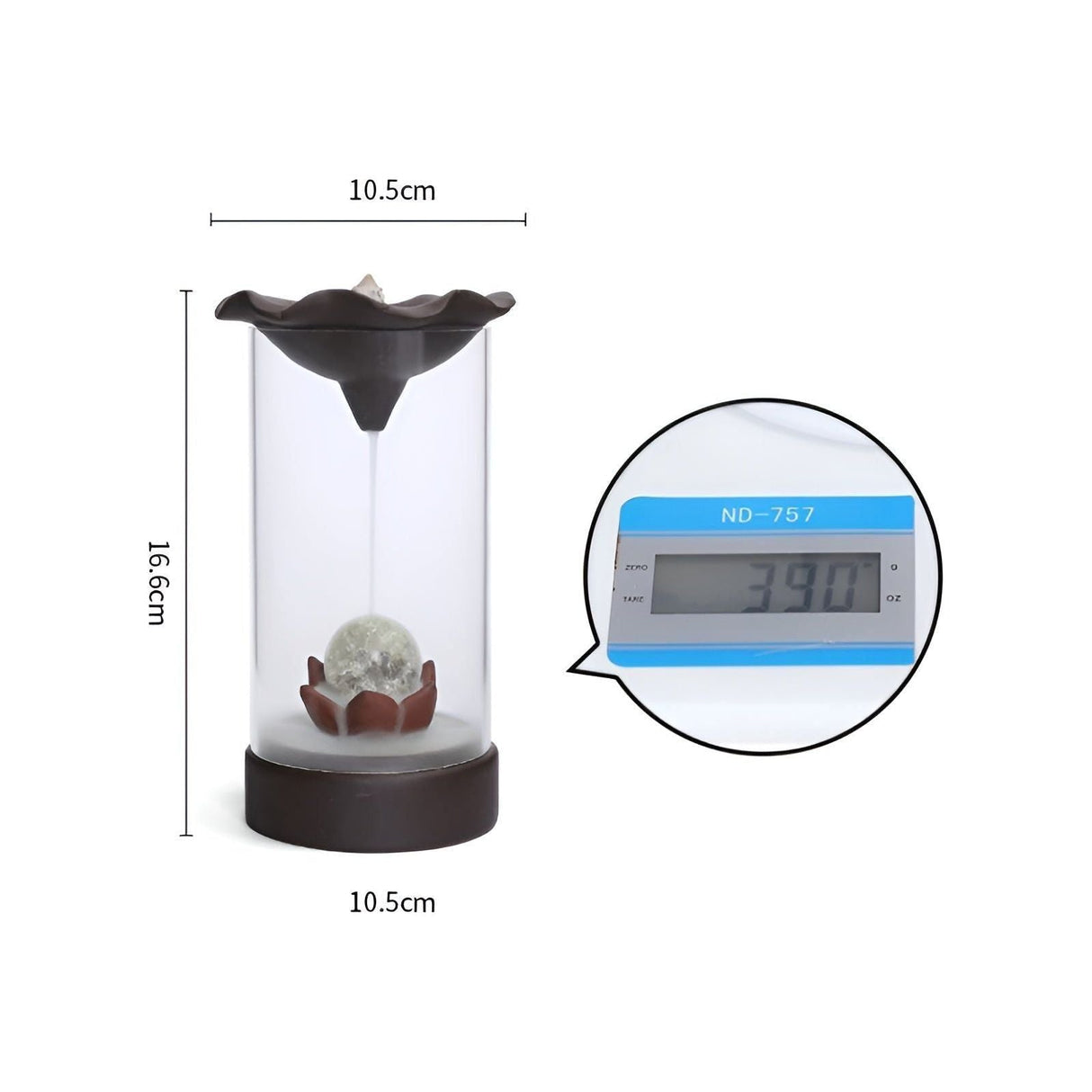Carvallo – Elegant återflödes rökelsebrännare för en lugn och avslappnande atmosfär Carvallo
