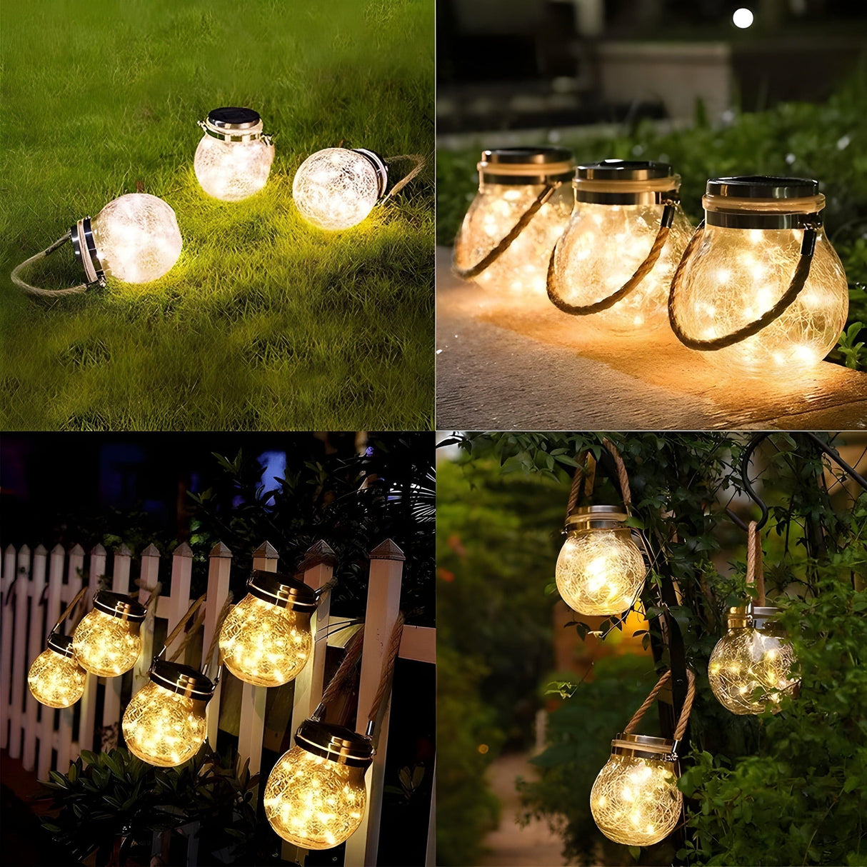 CrackJar Lampa - Crack Ball Glasburk Trädgårdsträd Hängande Ljus Carvallo