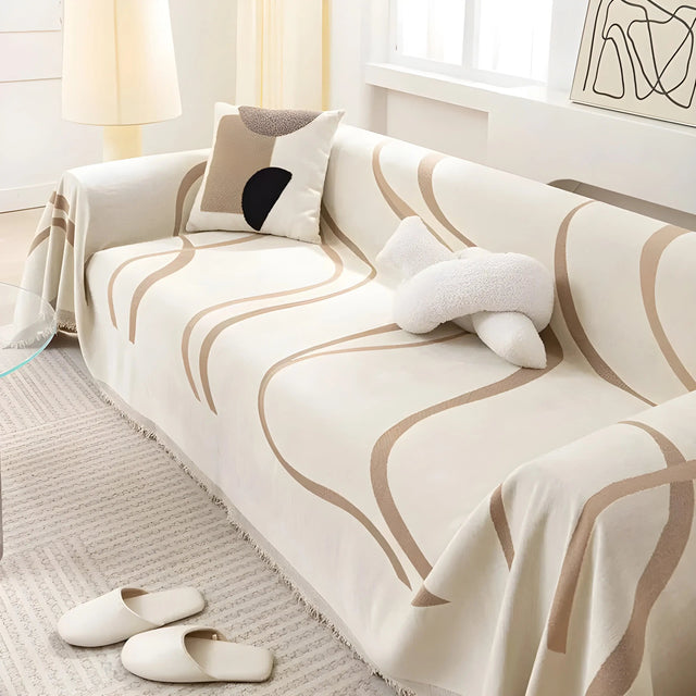 Italienska lyx vändbara sofföverdrag | Tryckta mönster sofföverdrag Carvallo