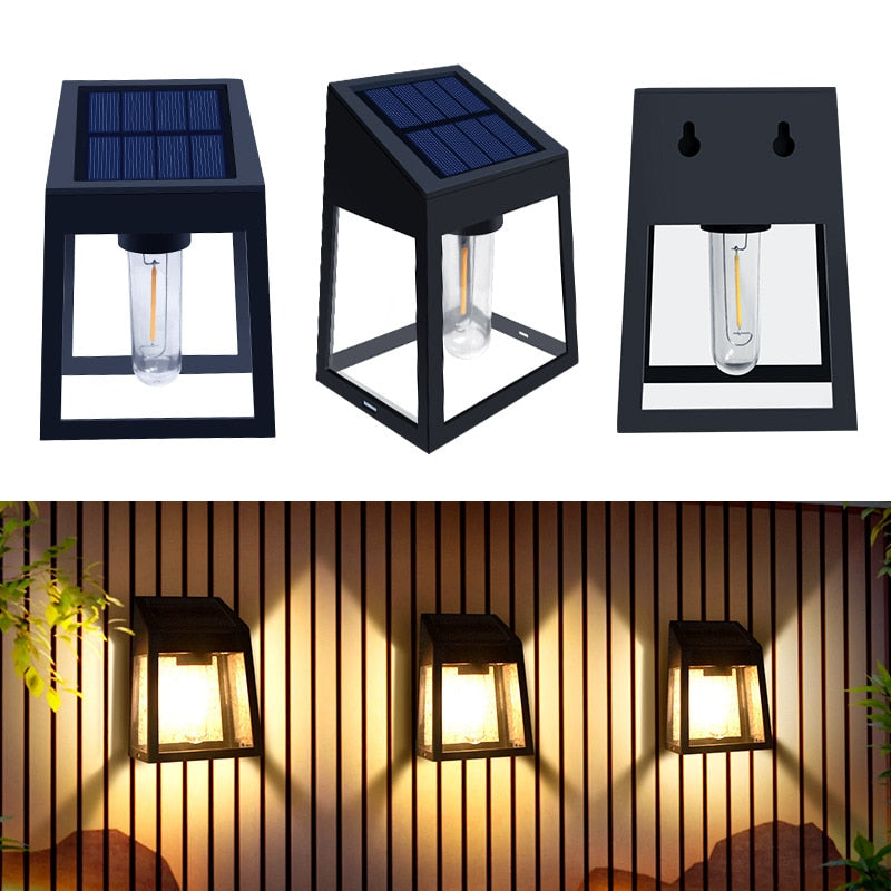 Carvallo Solar Utomhuslampa LED | Väderbeständig & Automatisk | Varmvitt Ljus | Energioberoende Carvallo