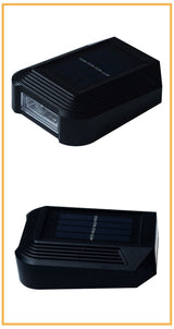 Carvallo Solar Utomhusväggljus med stjärnljuseffekt | Väderbeständig & Automatisk | Varm & Kallvit | Elegant design Carvallo