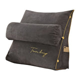 Läskuddar med ryggstöd - Multifunktionellt triangulärt läskudde och ryggstöd för säng Carvallo